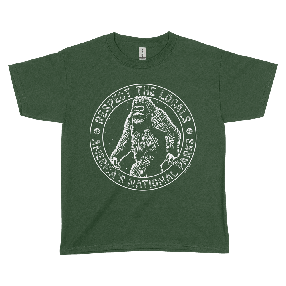 Respect The Locals Bigfoot Youth Tee