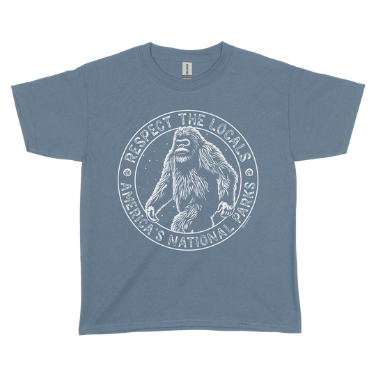 Respect The Locals Bigfoot Youth Tee