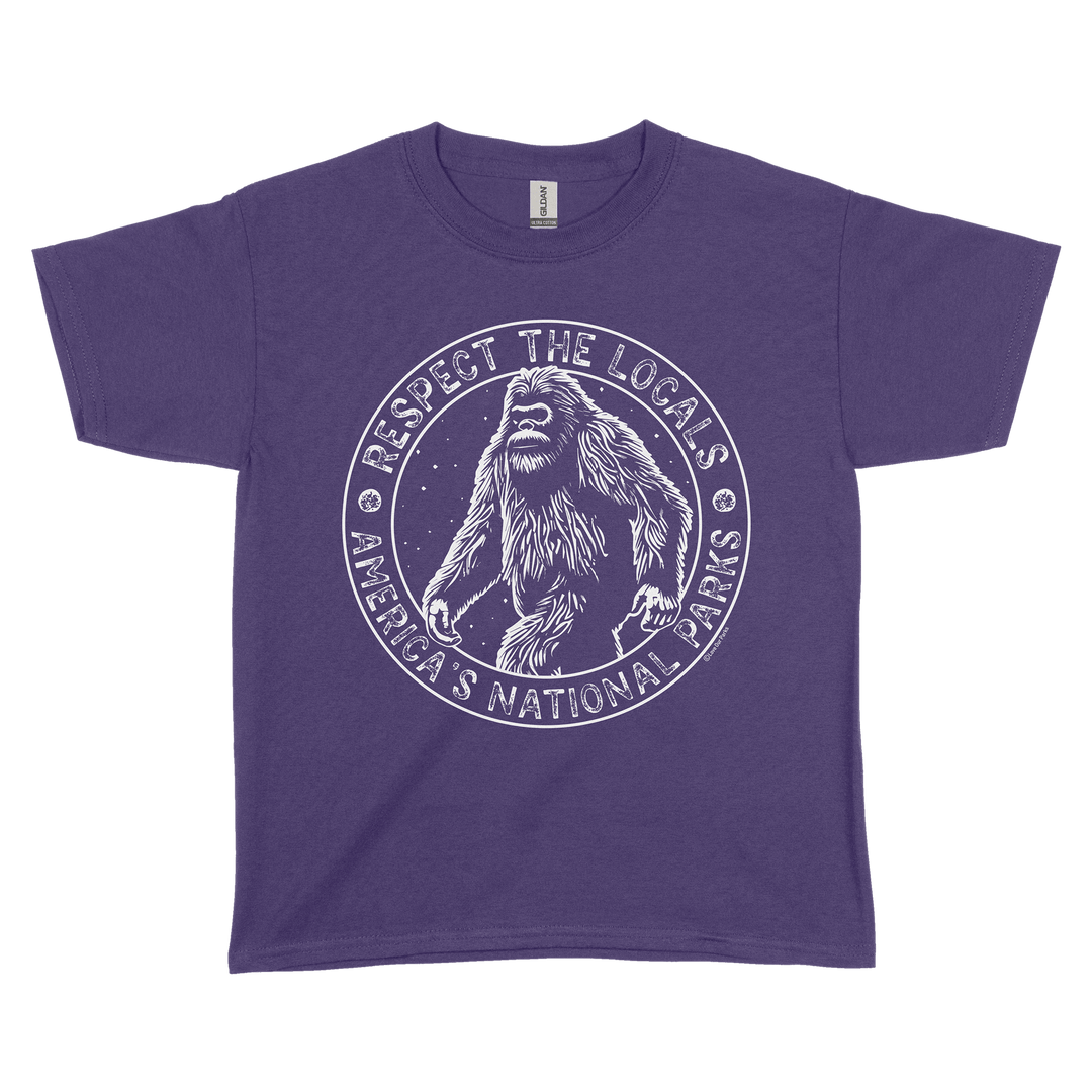 Respect The Locals Bigfoot Youth Tee