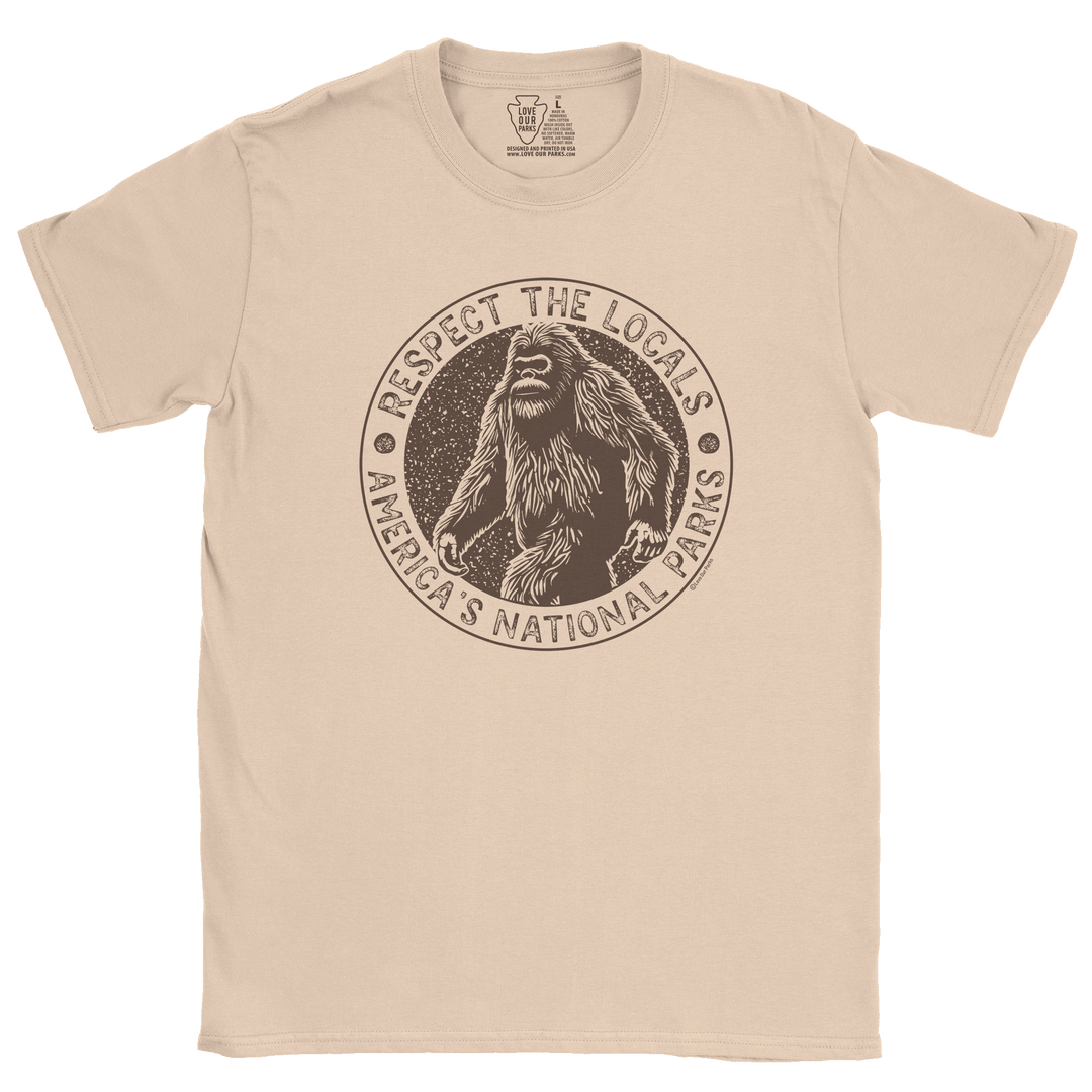 Respect The Locals Bigfoot Tee