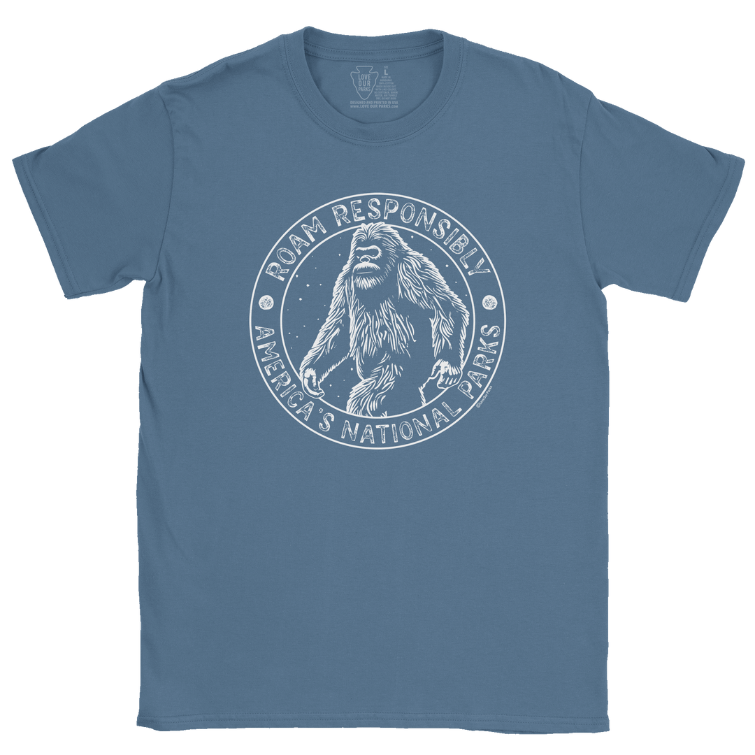 Roam Responsibly Bigfoot Tee