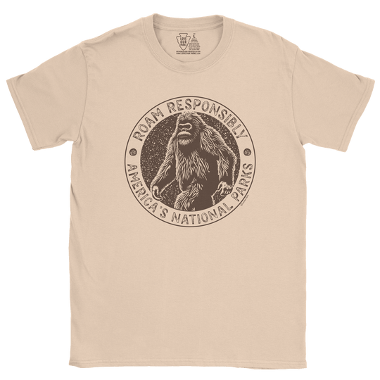 Roam Responsibly Bigfoot Tee