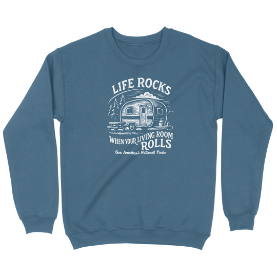 Life Rocks Camper Sweatshirt