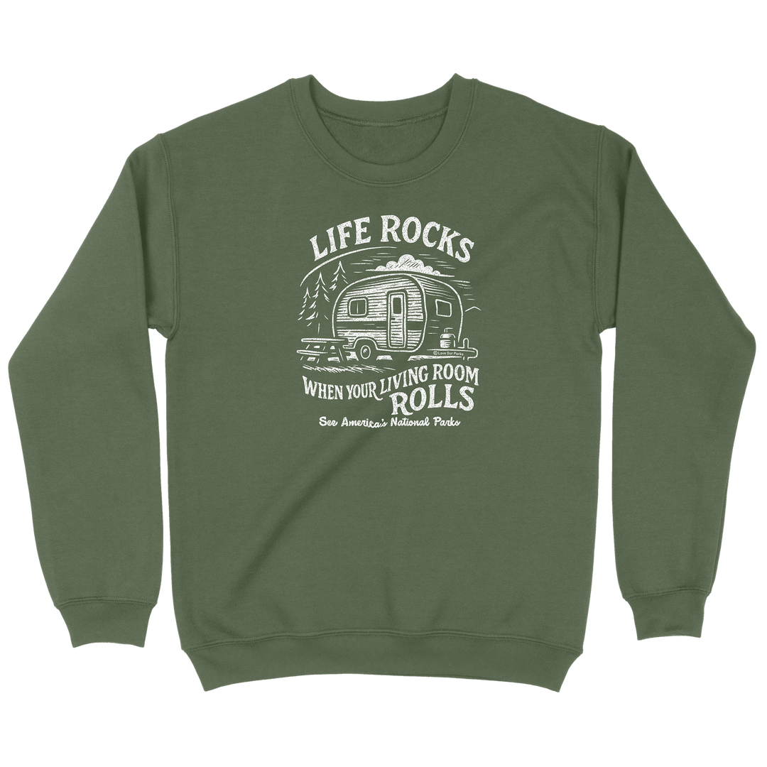 Life Rocks Camper Sweatshirt