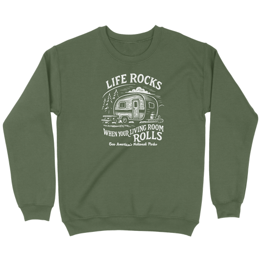 Life Rocks Camper Sweatshirt