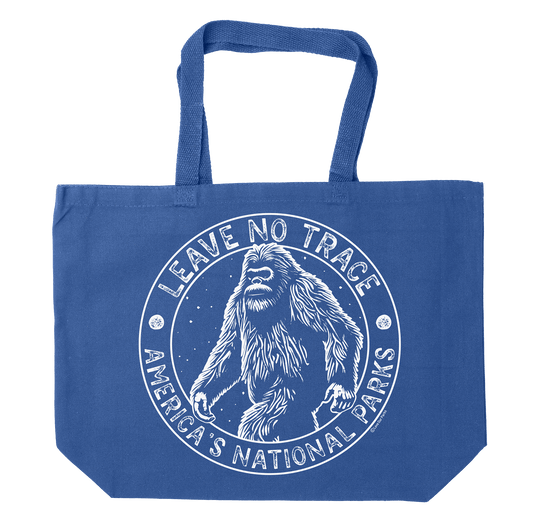 Leave No Trace Bigfoot Tote Bag