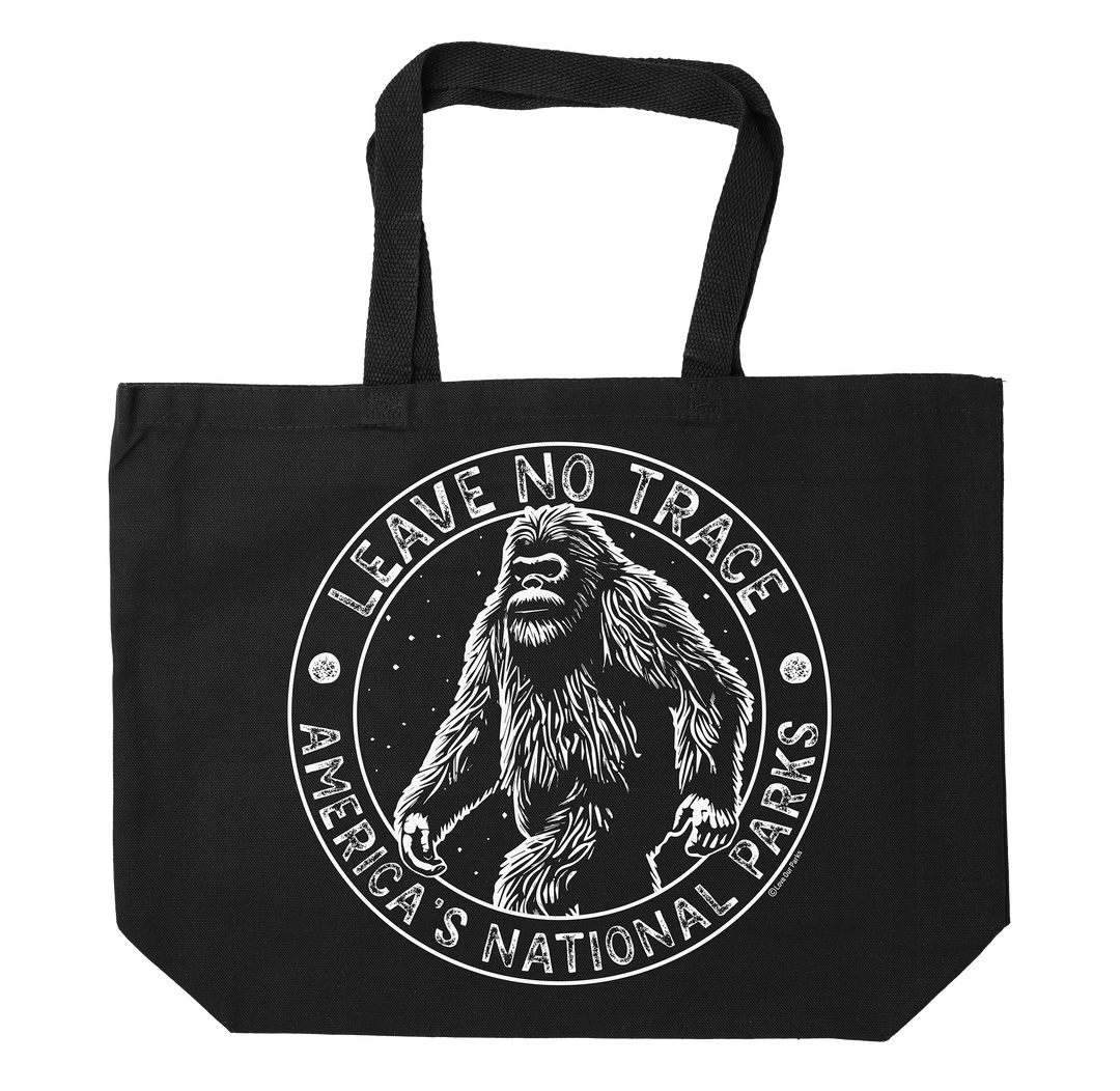 Leave No Trace Bigfoot Tote Bag