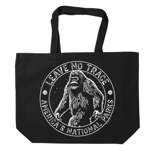 Leave No Trace Bigfoot Tote Bag