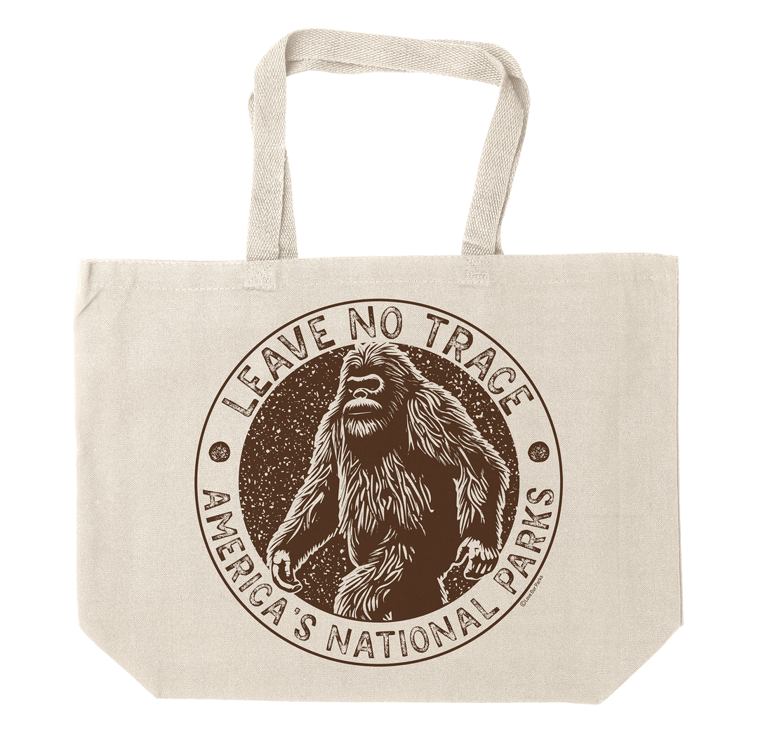 Leave No Trace Bigfoot Tote Bag