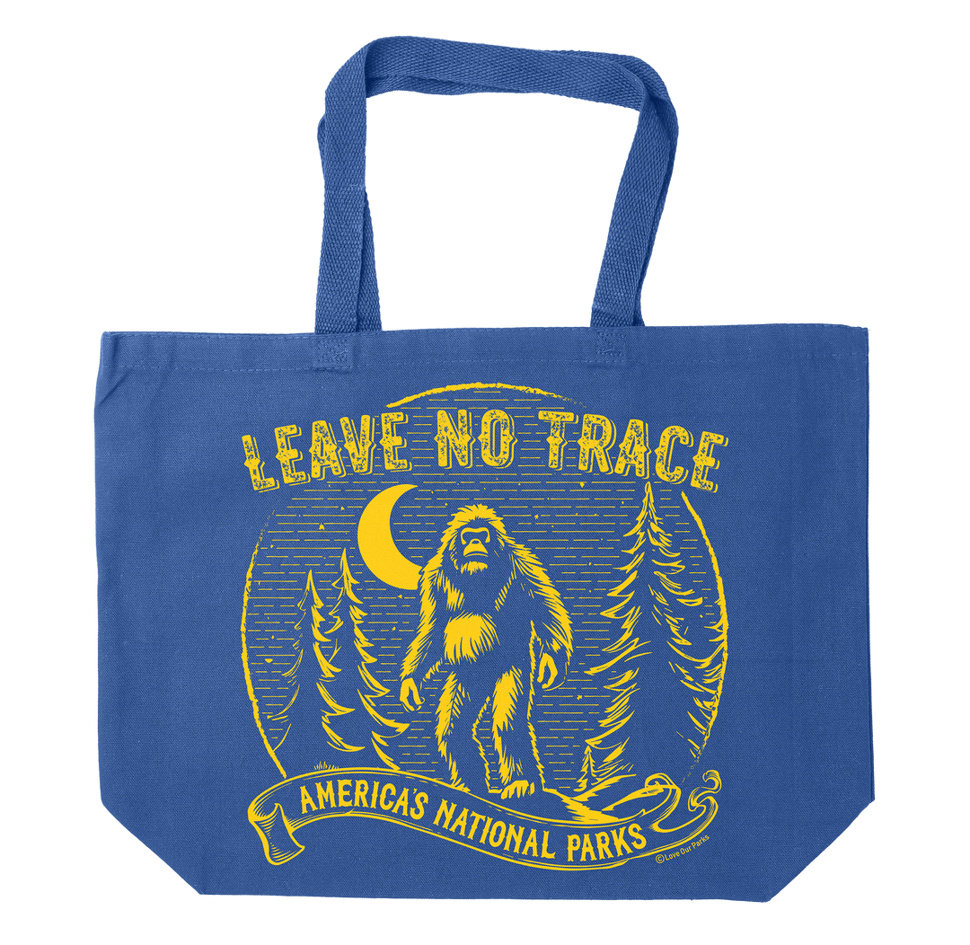 Leave No Trace Bigfoot Vintage Tote Bag