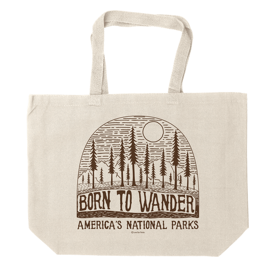 Born To Wander Tote Bag