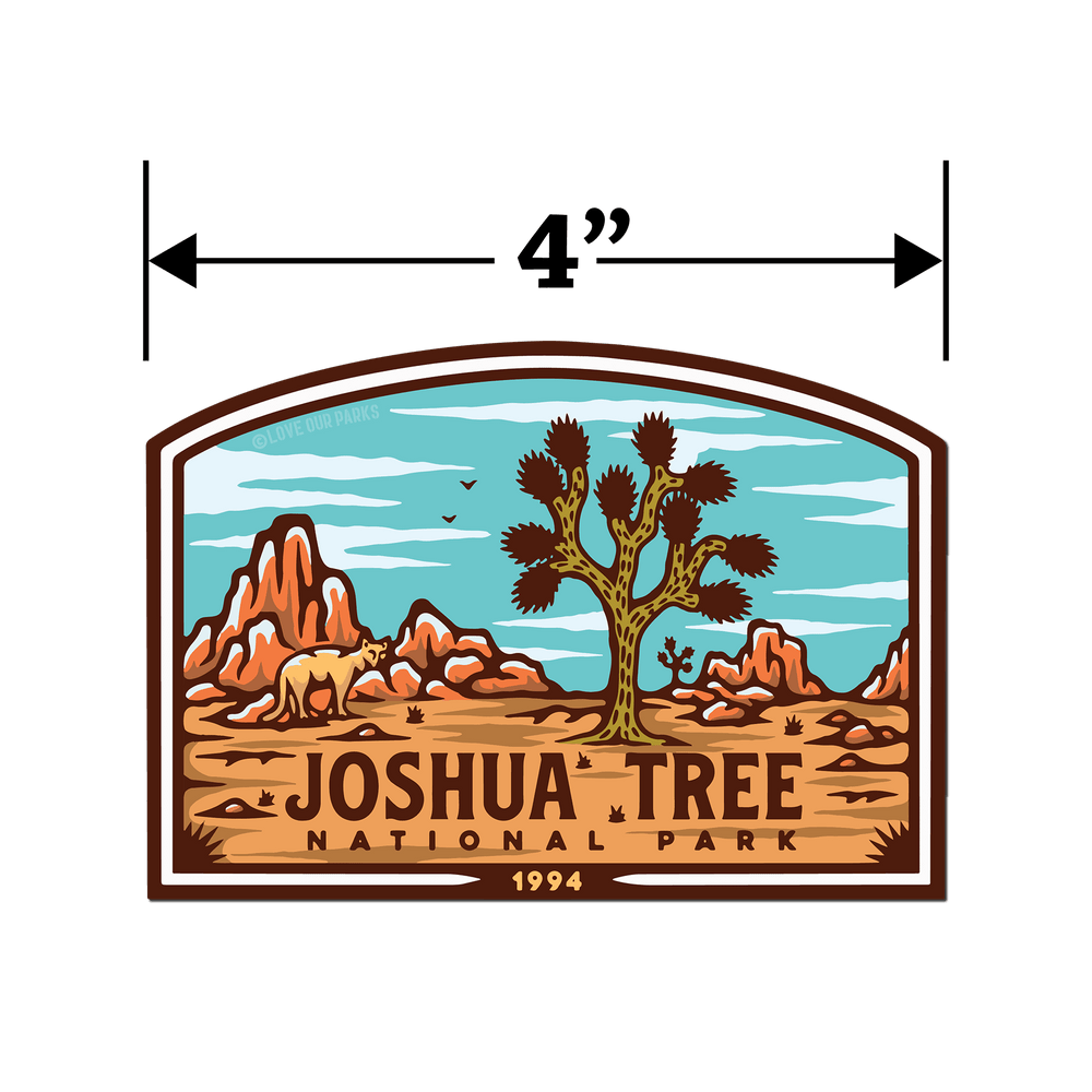 Joshua Tree National Park Retro Sticker