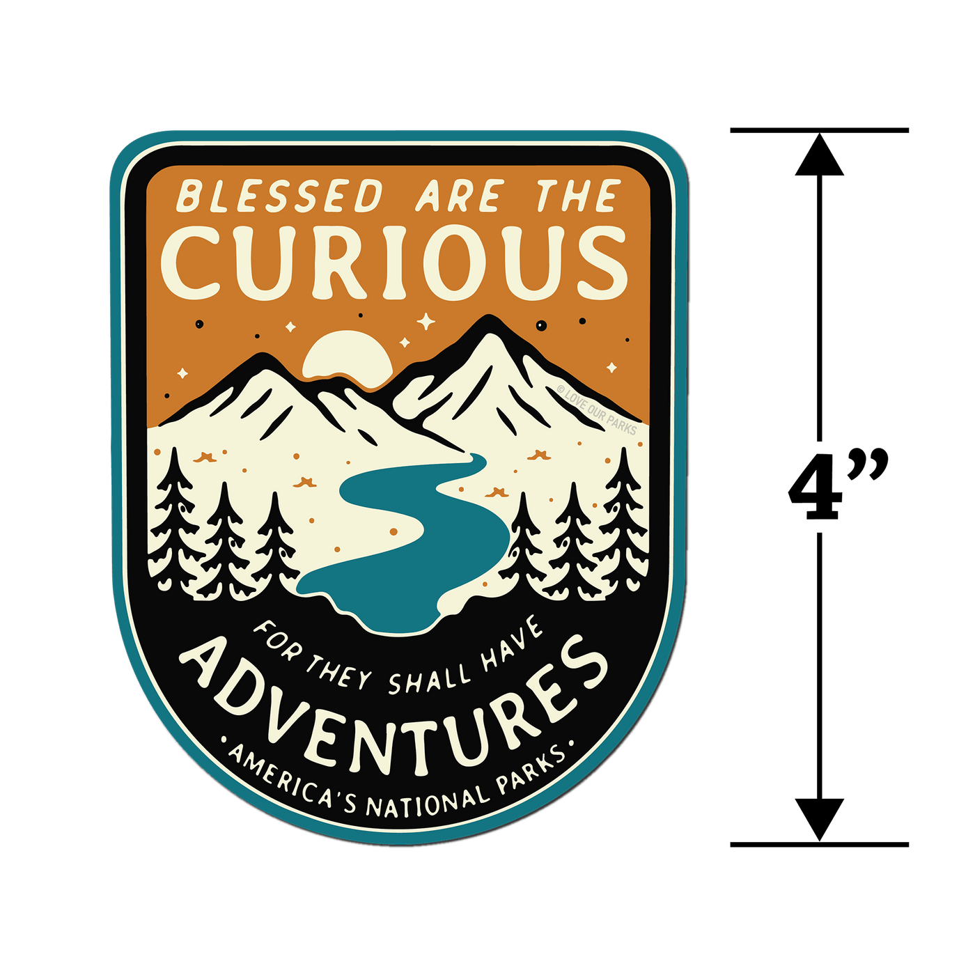 Blessed Are The Curious Sticker