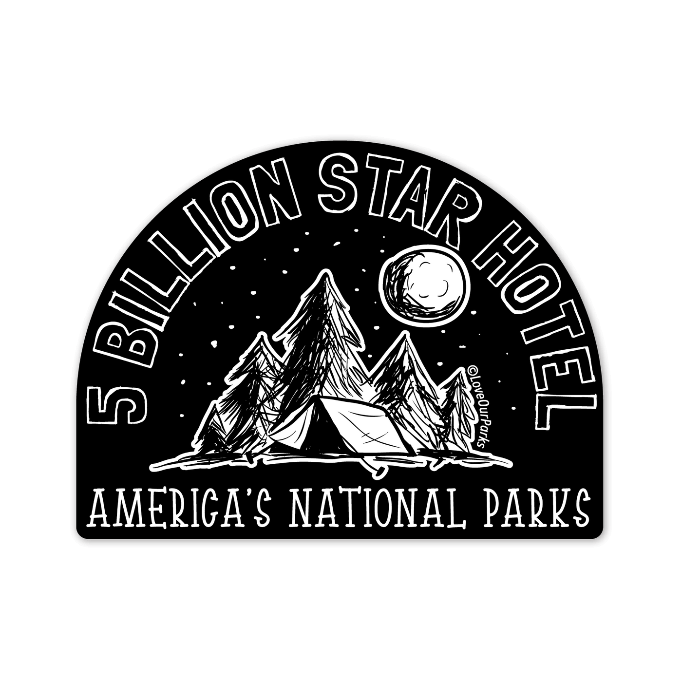 Five Billion Star Hotel Sticker