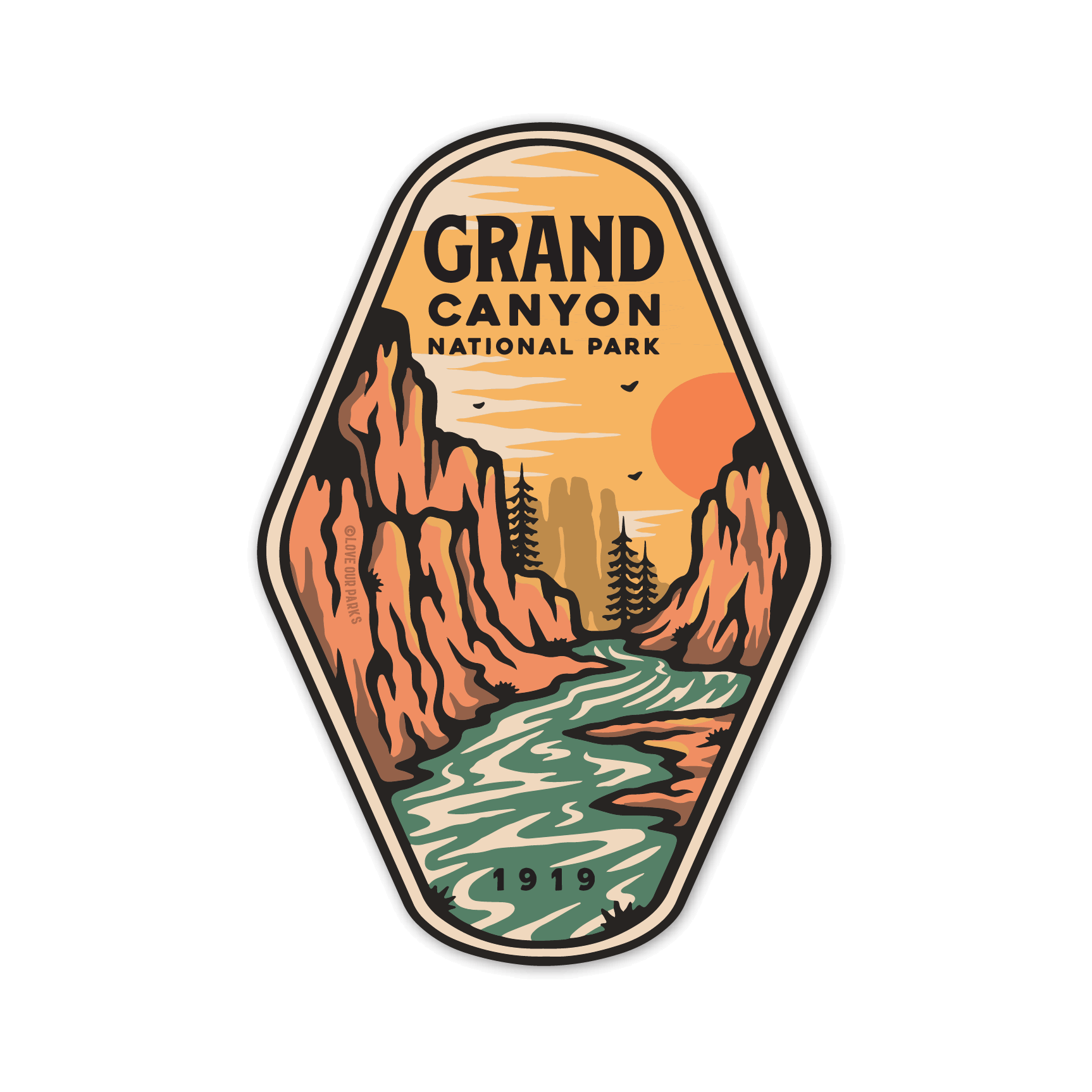 Grand Canyon Sticker – Love Our Parks