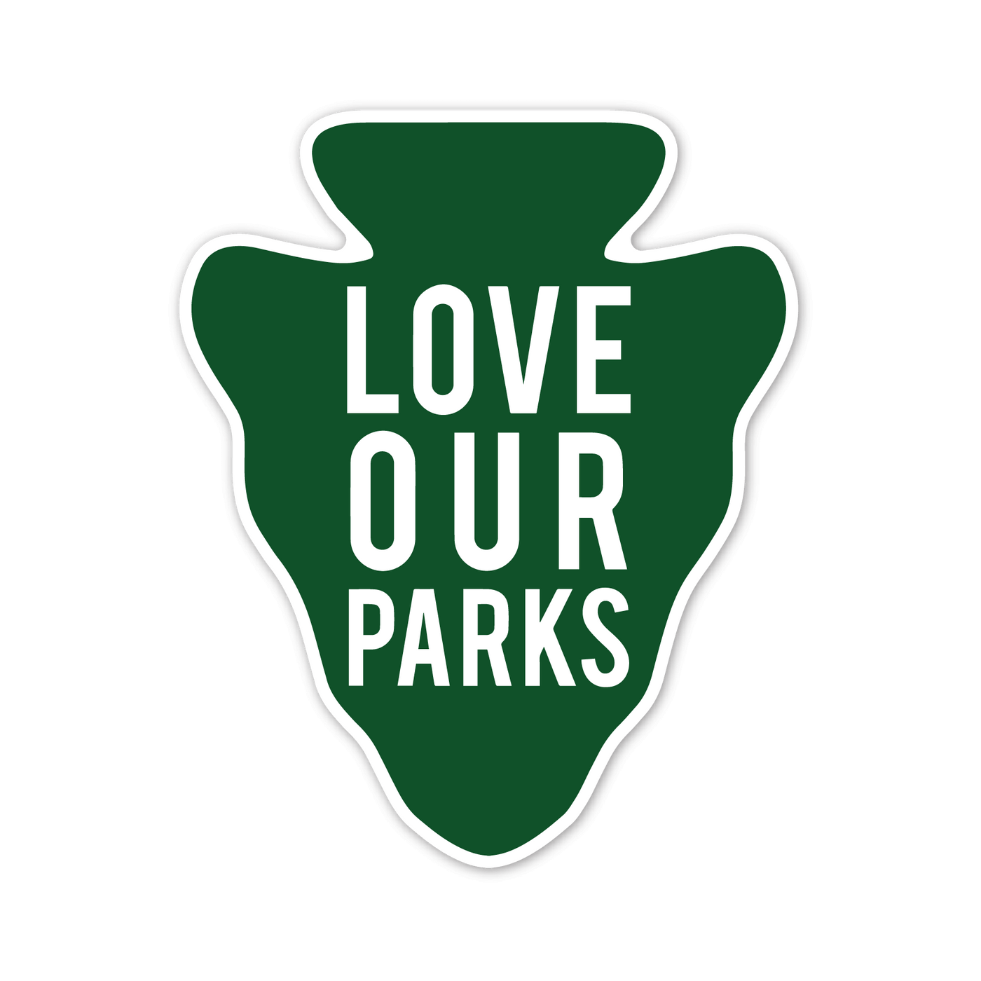 Love Our Parks Sticker